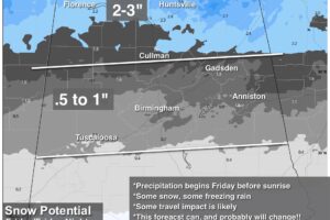 Cold, Dry Through Thursday; Wintry Mix Arrives Friday