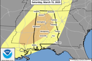 Showers Thursday; Severe Storms Possible Saturday