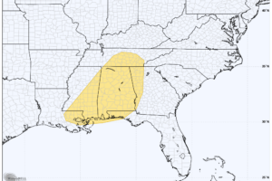 Thunder Across South Central Alabama This Afternoon, Rain Else Over Central Alabama